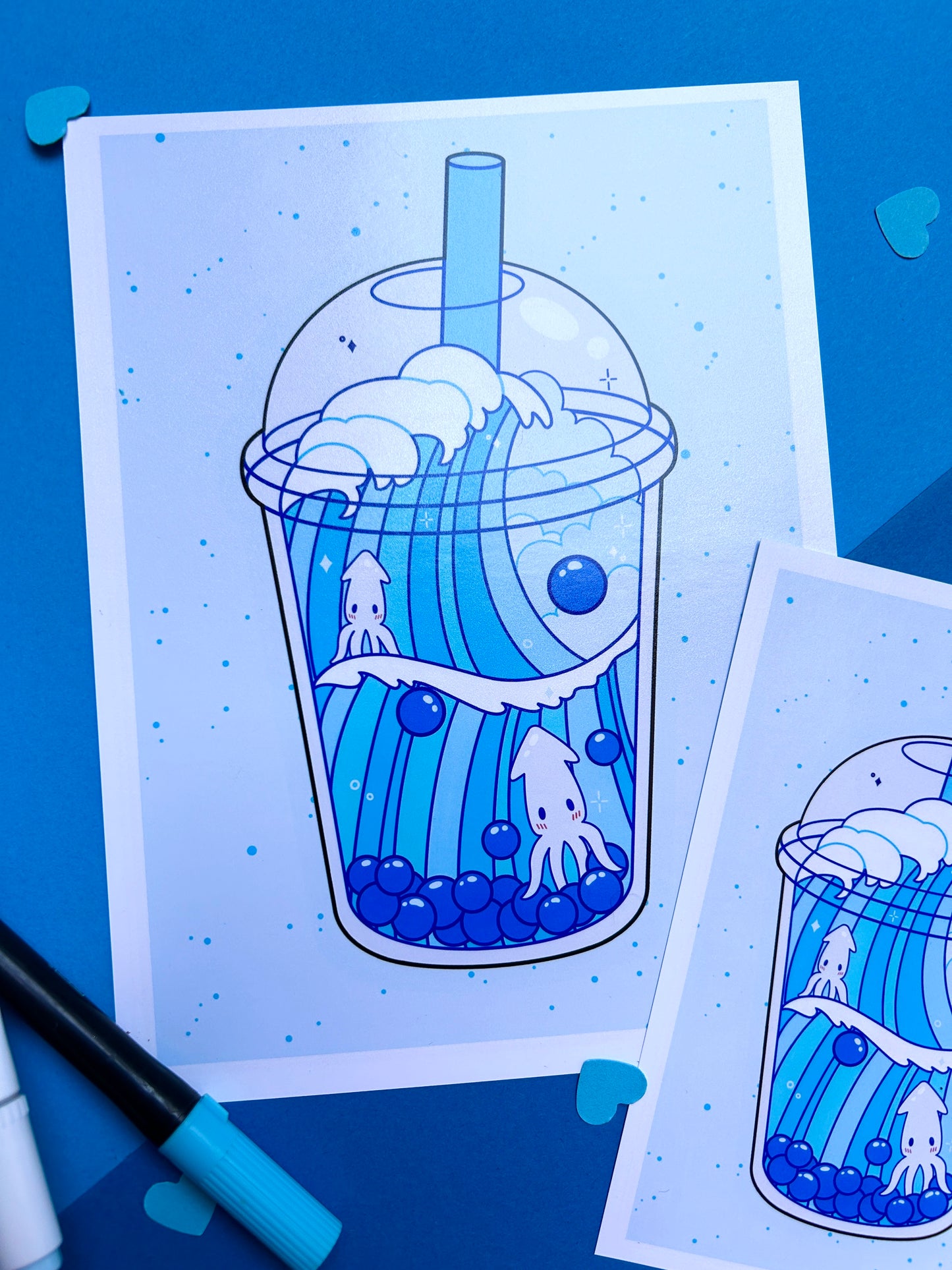 Affiche Bubble Tea Poulpi