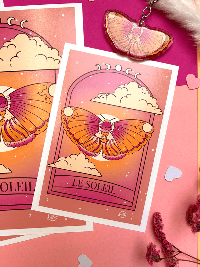 Affiche Carte de Tarot du Soleil