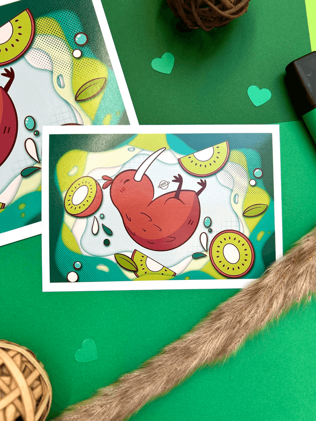 Affiche Illustration Kiwi