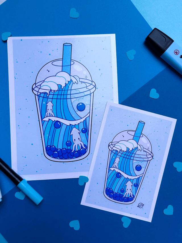 Affiche Bubble Tea