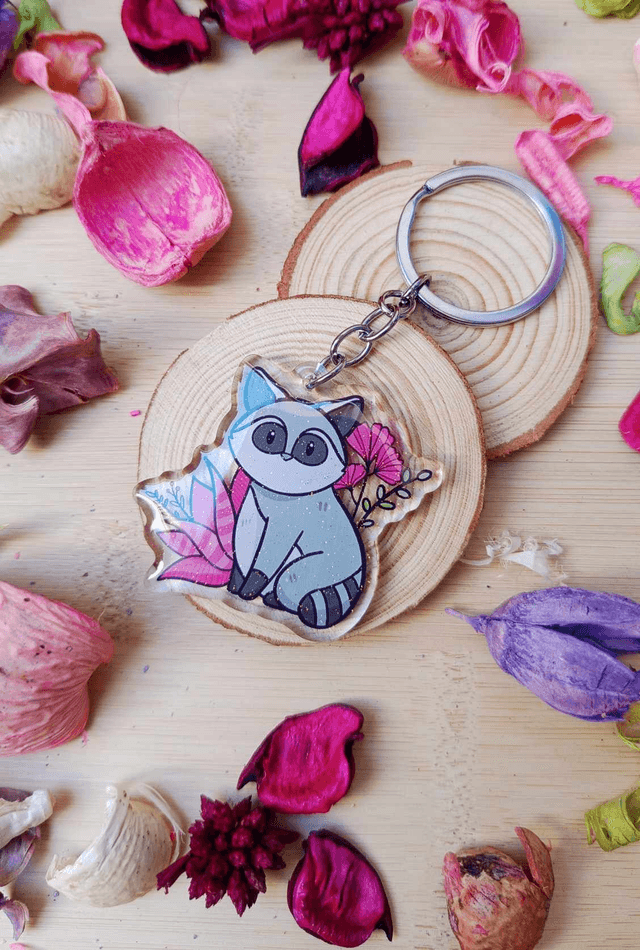 Porte-clés Racoon 