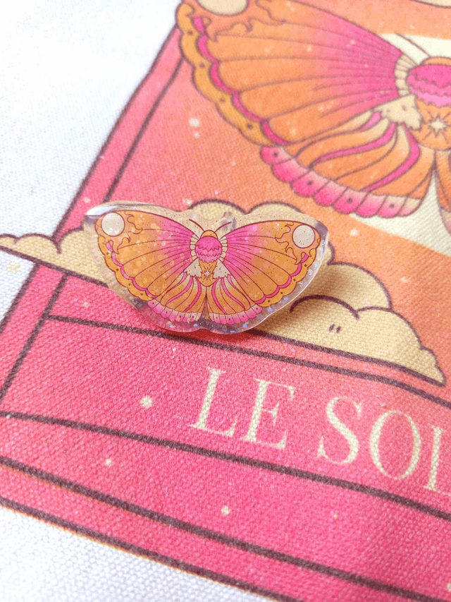 Pin's Papillons Soleil & Lune