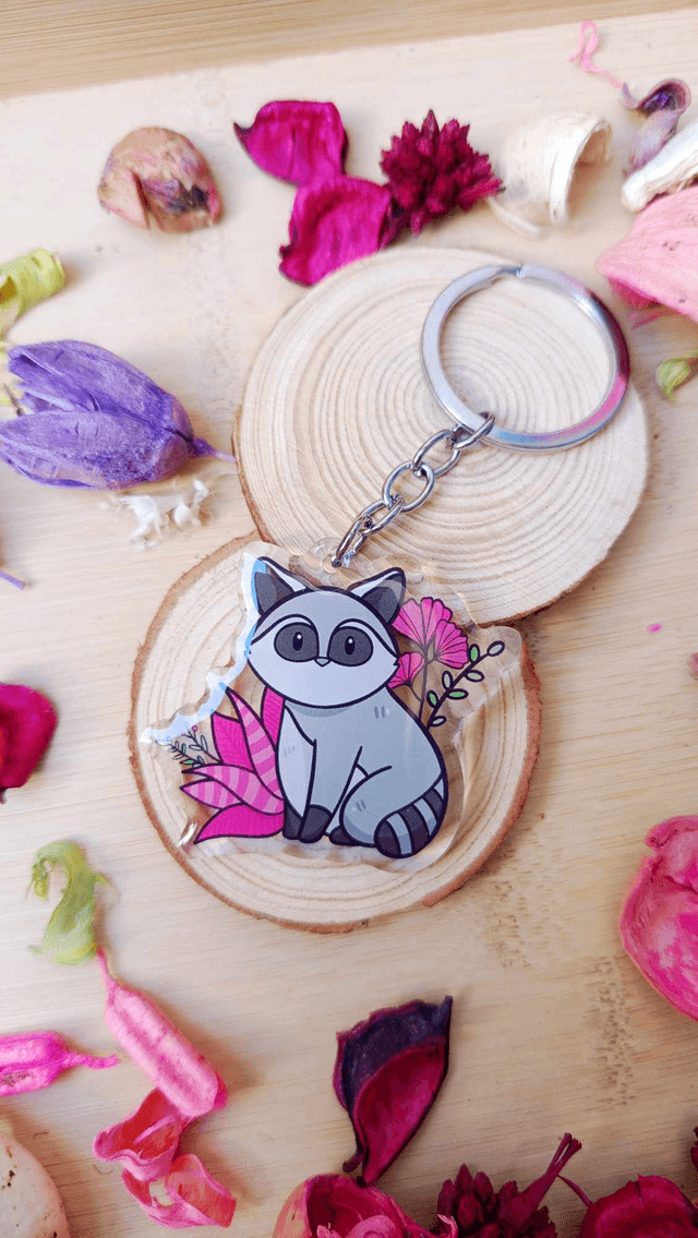 Porte-clés Racoon 