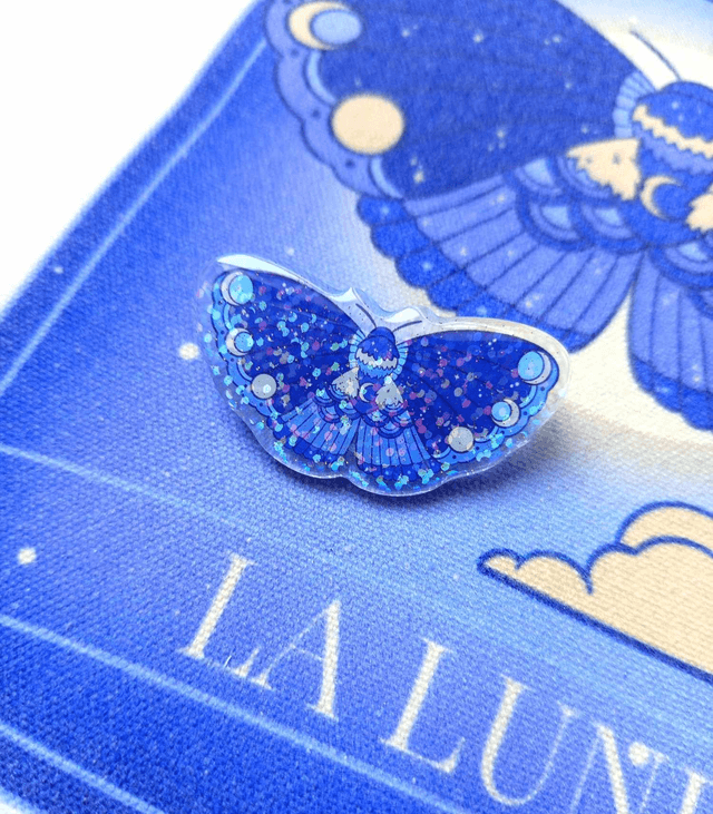 Pin's Papillons Soleil & Lune