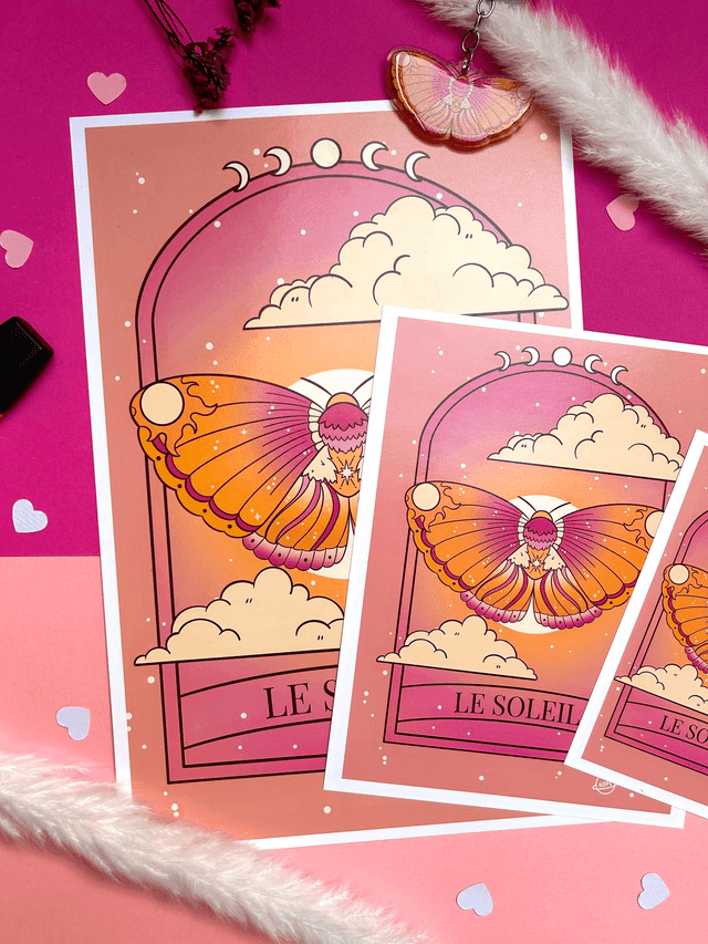 Affiche Carte de Tarot du Soleil