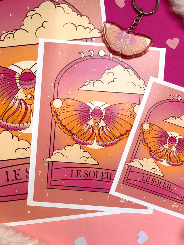 Affiche Carte de Tarot du Soleil