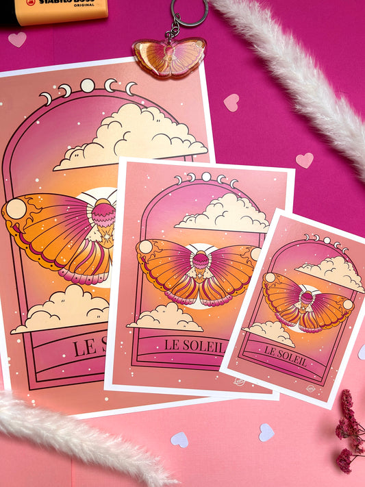 Affiche Carte de Tarot Soleil