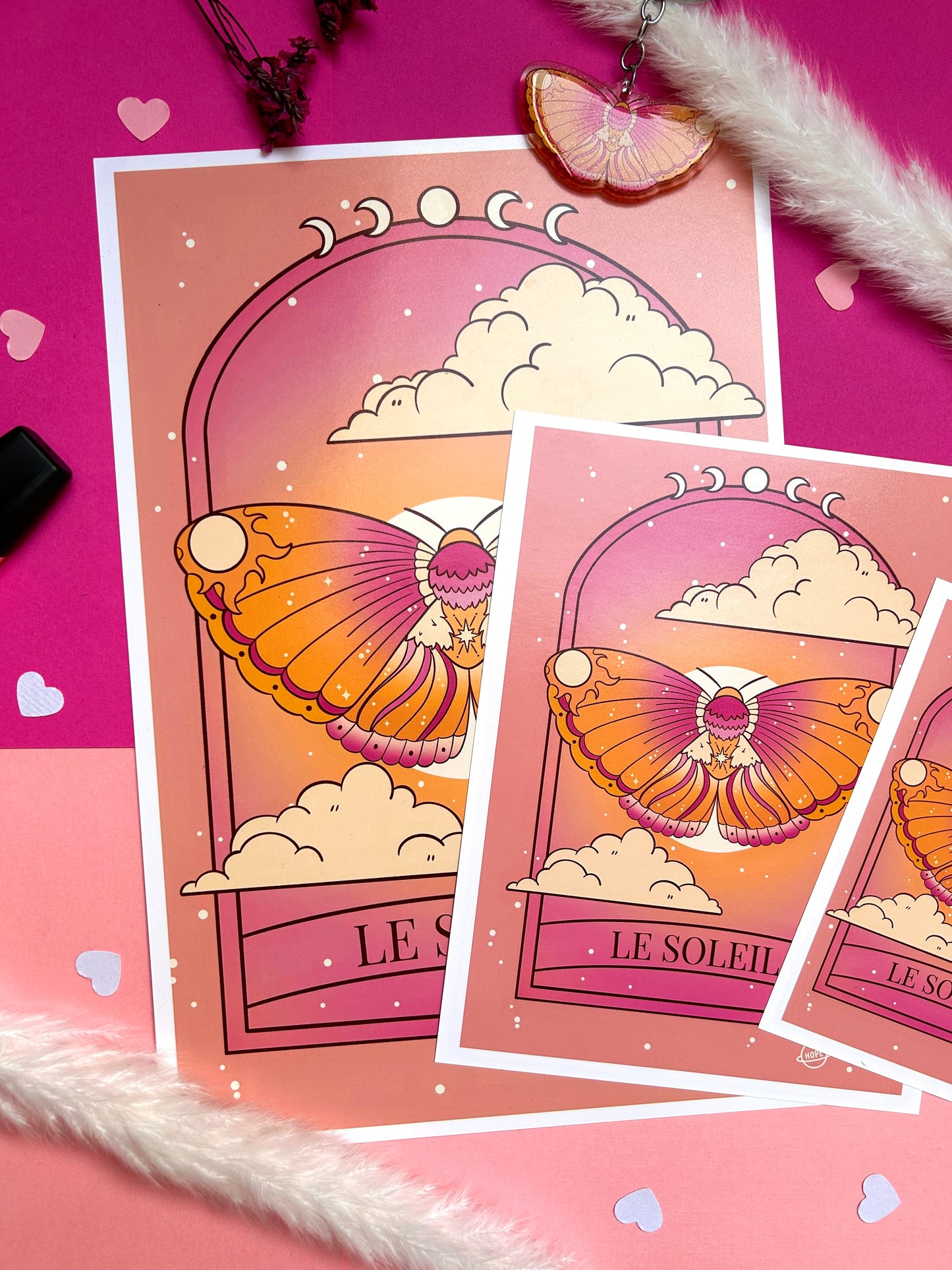 Affiche Carte de Tarot Soleil