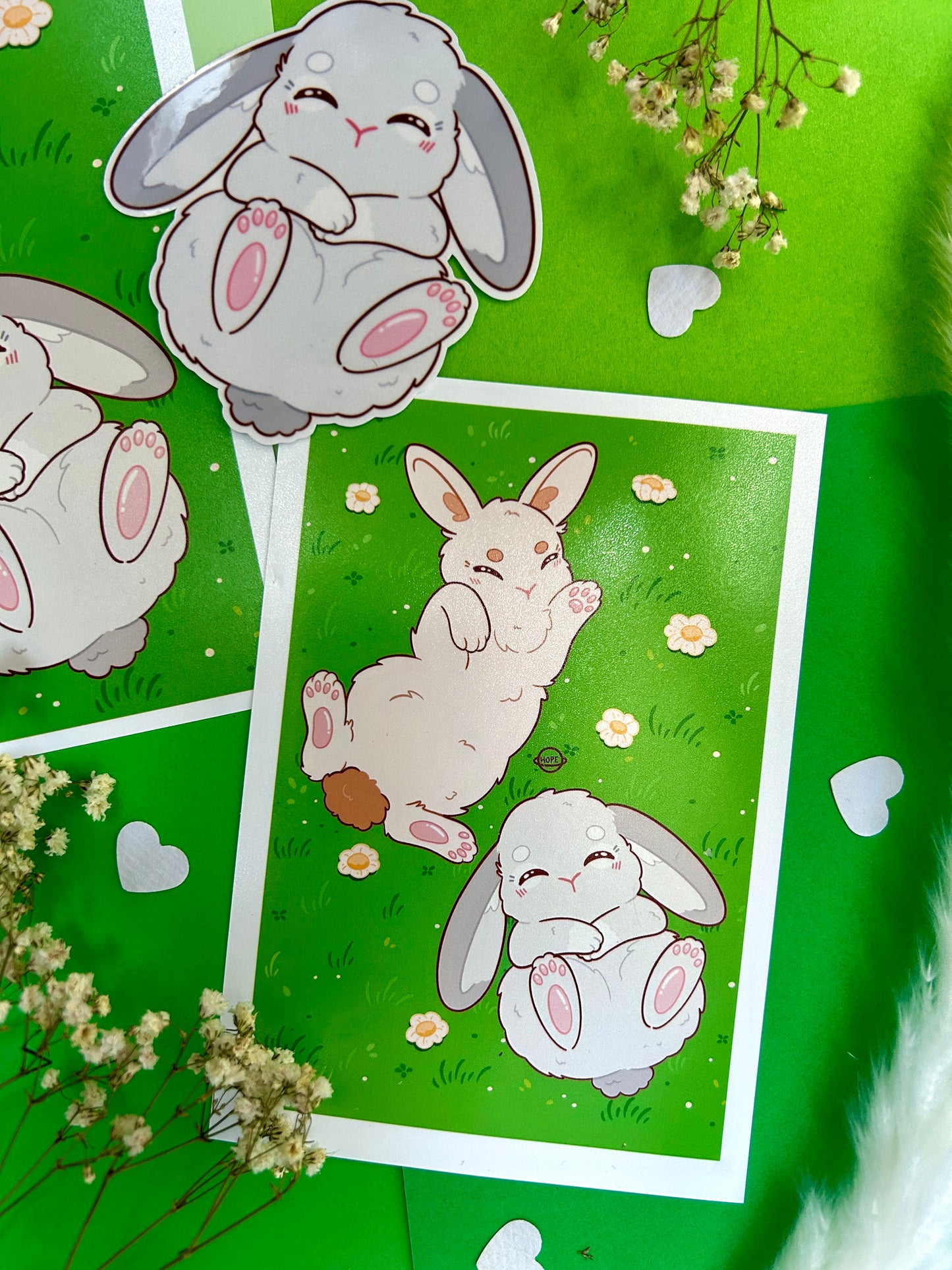 Affiche Lapinou Printemps