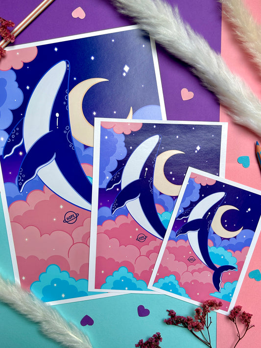 Affiche Baleine