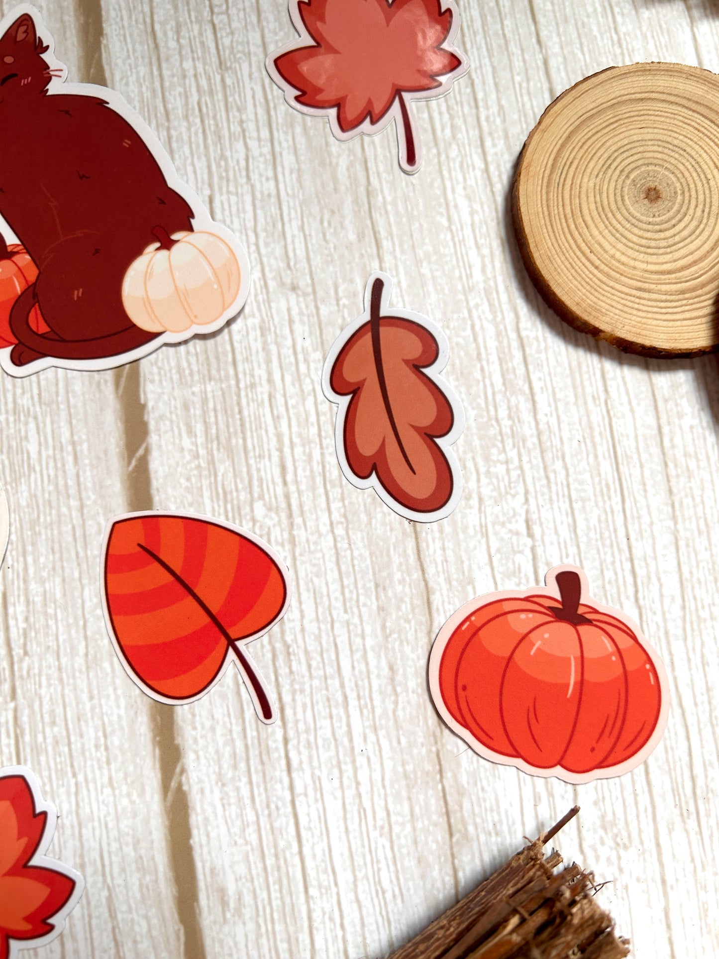 Pack 8 stickers Automne