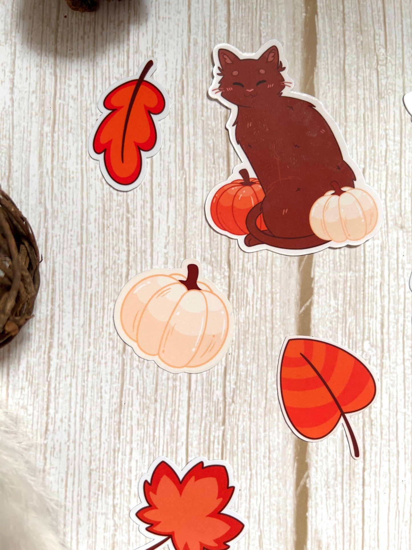 Pack 8 stickers Automne