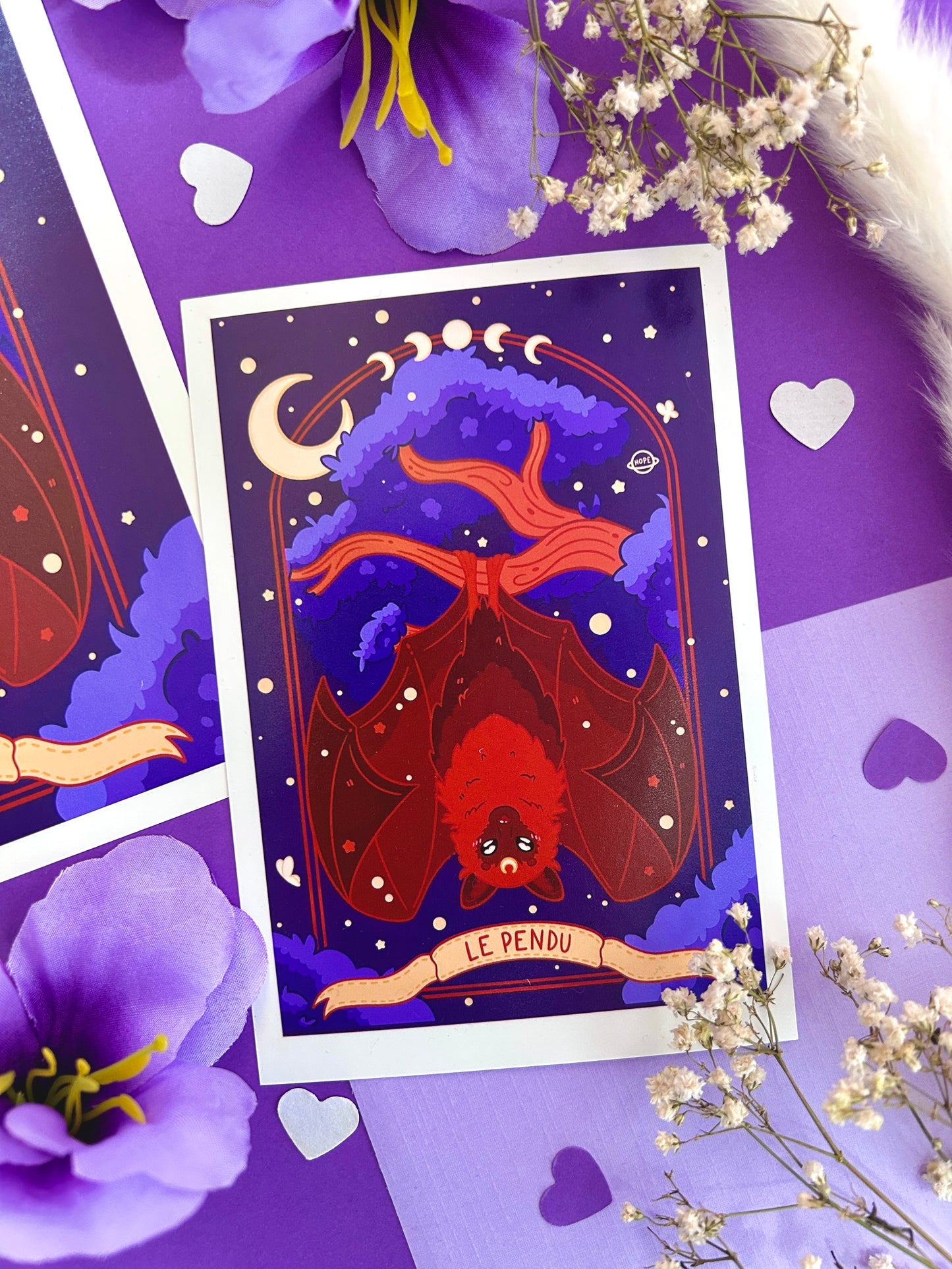 Affiche Carte de Tarot Le Pendu